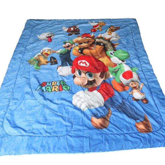 Super Mario Comforter 2013 Double Twin XL Size - Picture 1 of 6